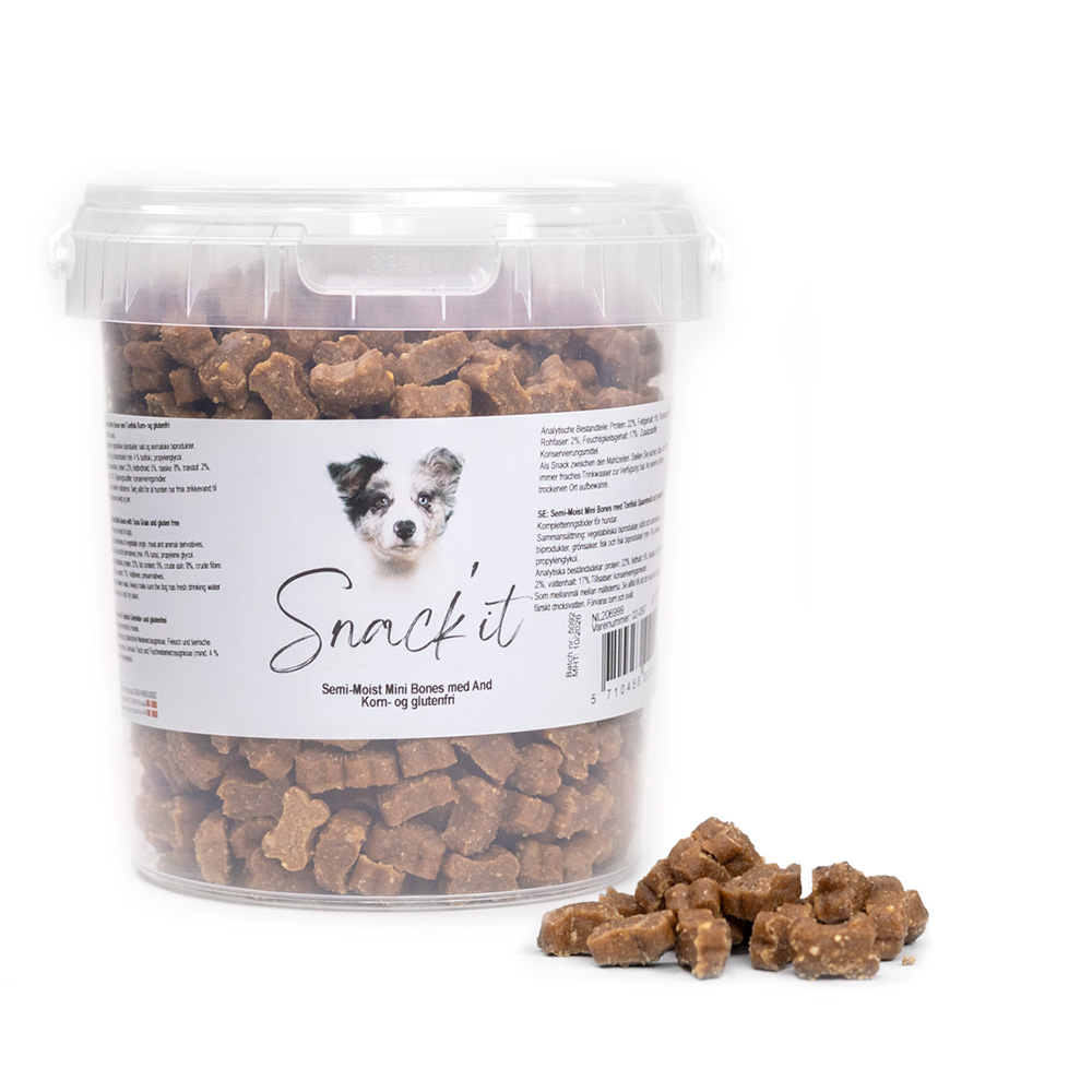 Snack'it Semi-Moist Mini Bones m. And 500g