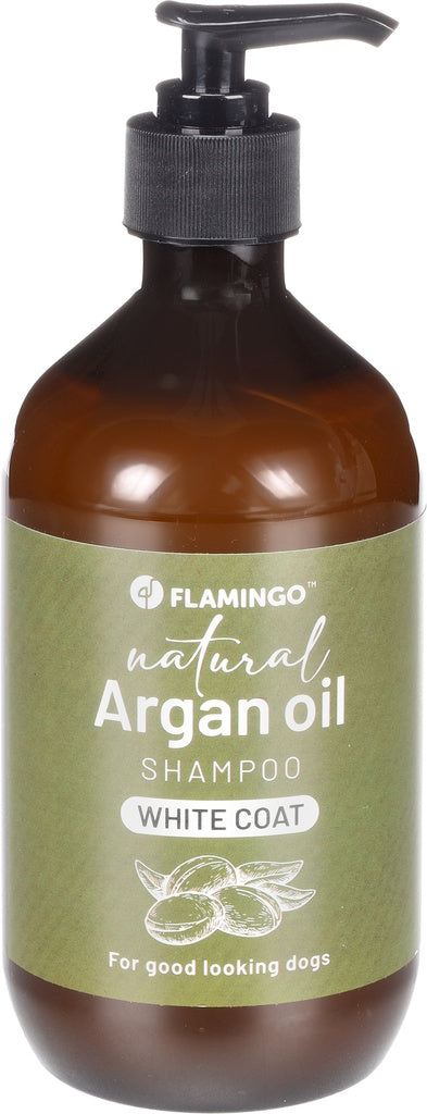 NATURAL SHAMPOO WITH ARGAN OIL FOR A WHITE COAT 500ML