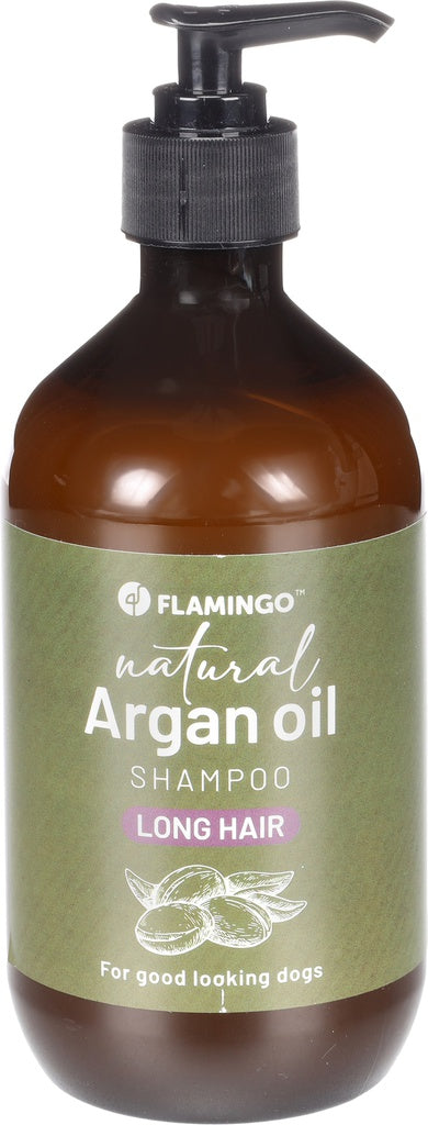 NATURAL SHAMPOO WITH ARGAN OIL FOR LONG-HAIRED BREEDS 500ML