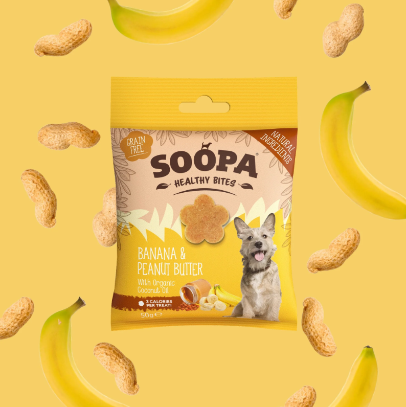SOOPA Healthy Bites Banana & Peanut Butter 50g