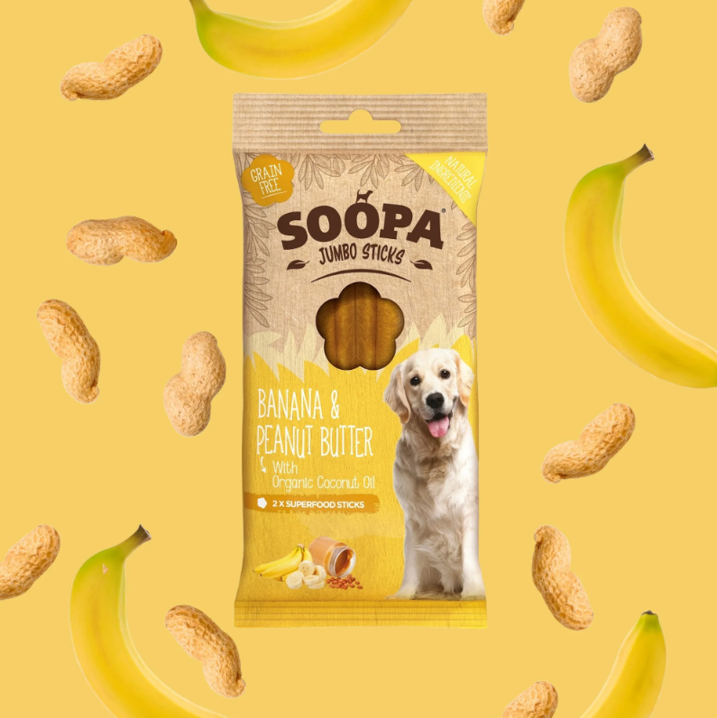 SOOPA Jumbo Sticks Banana & Peanut Butter 170g
