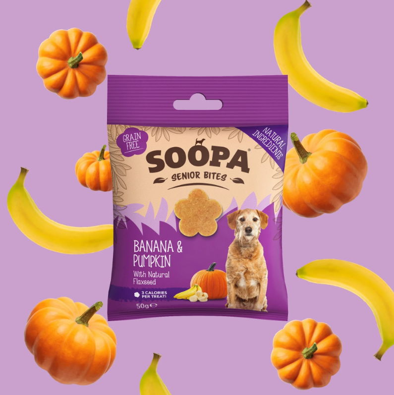 SOOPA Senior Bites Banana & Pumpkin 50g