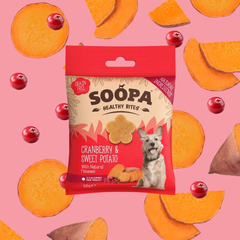 SOOPA Healthy Bites Cranberry & Sweet Potato 50g