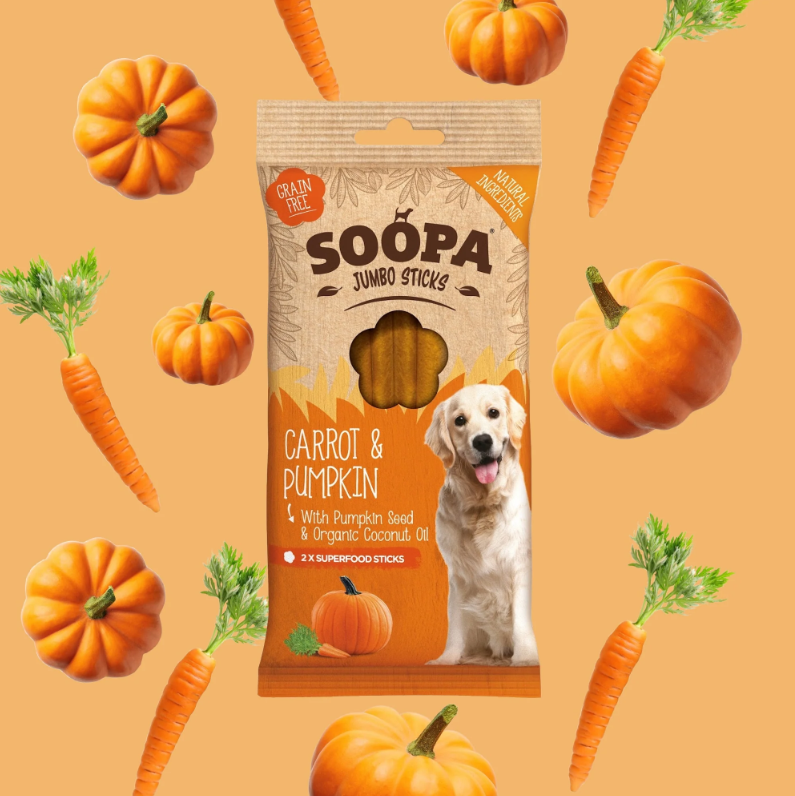 SOOPA Jumbo Sticks Carrot & Pumpkin 170g